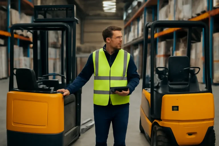 How to Choose Between Reach Truck and Counterbalance guide in a forklift rental and warehouse context