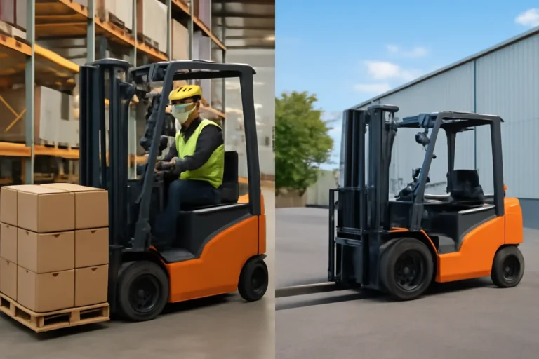 Indoor vs Outdoor Forklift Rental guide in a forklift rental and warehouse context