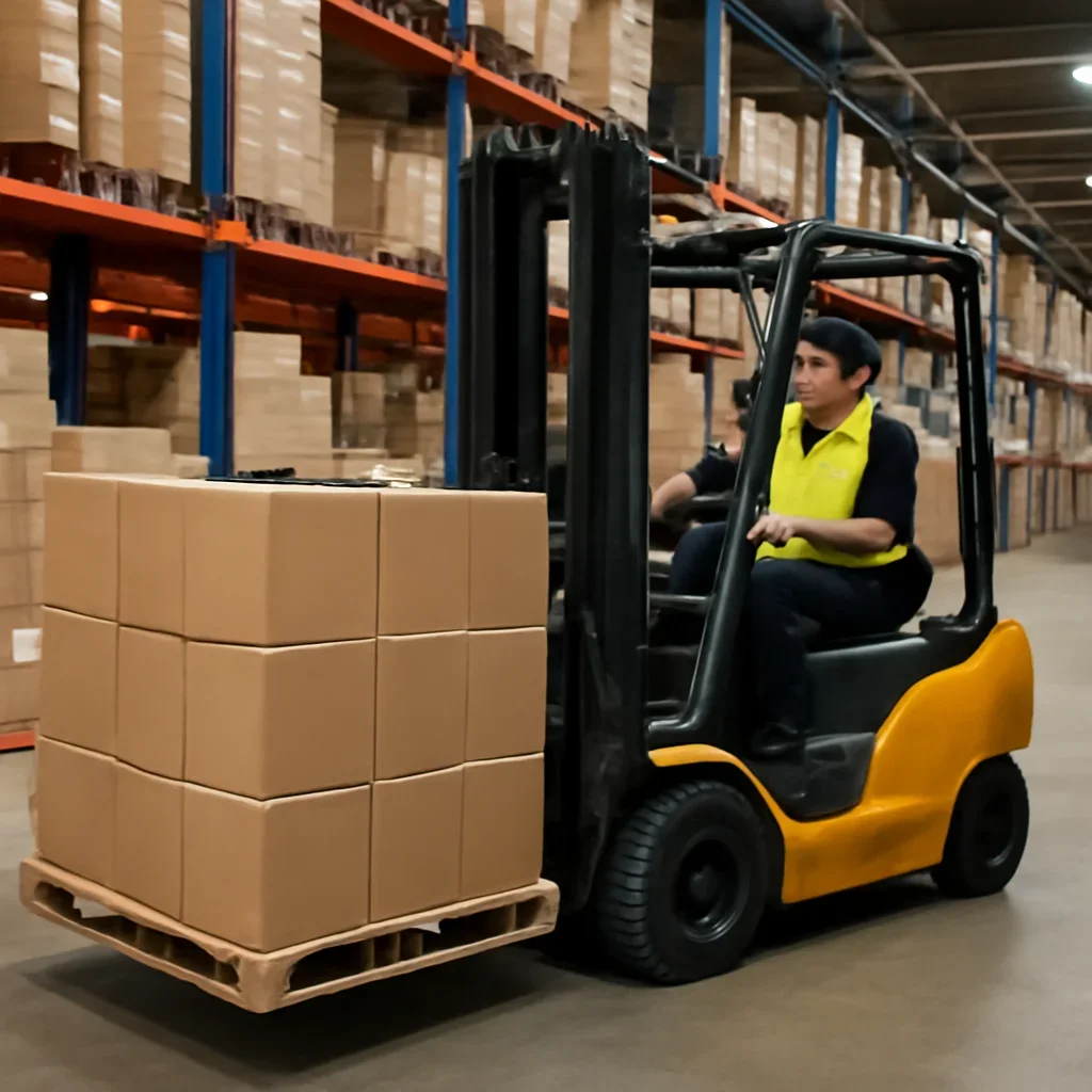 Equipment setup supporting the work in Brisbane Warehouse Fleet Scaling