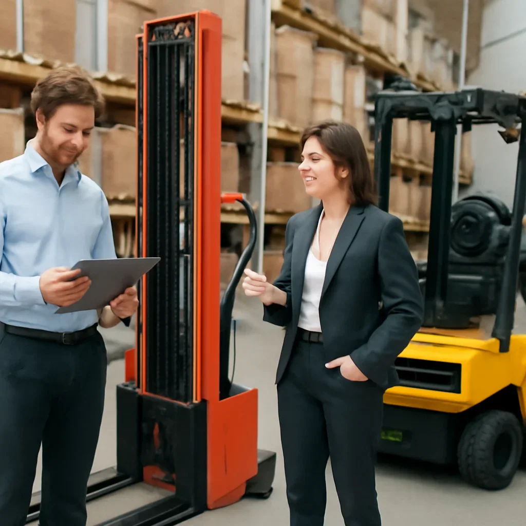 Equipment selection review related to Walkie Stacker vs Forklift