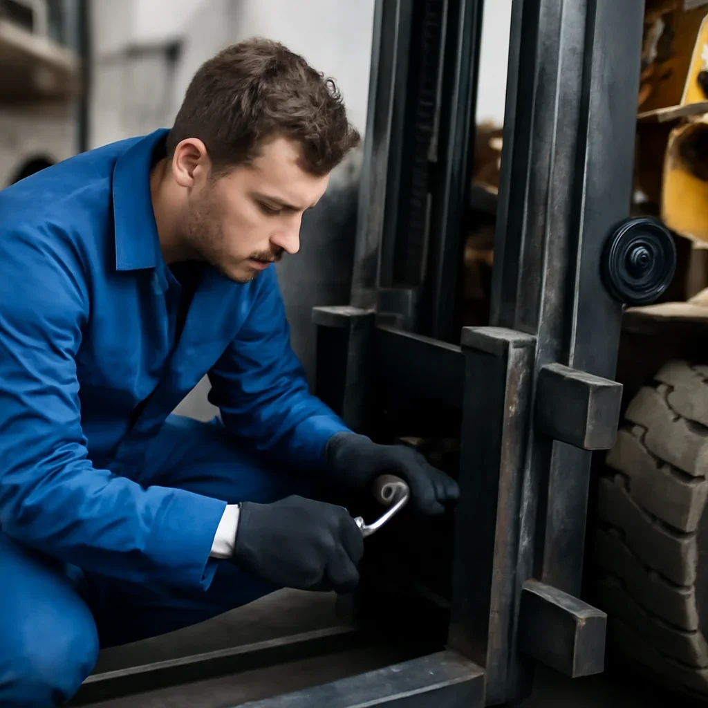 Service planning related to forklift attachments