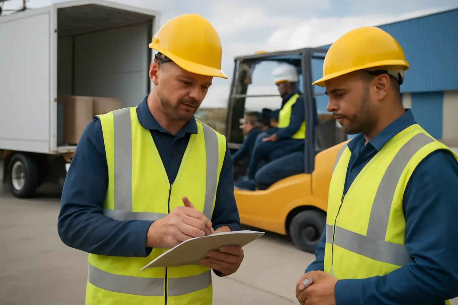 Forklift Delivery & Pickup planning with a forklift rental team