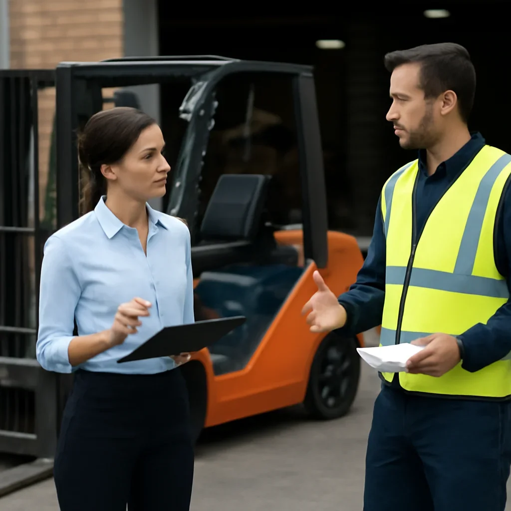 Planning a forklift hire job in Redlands