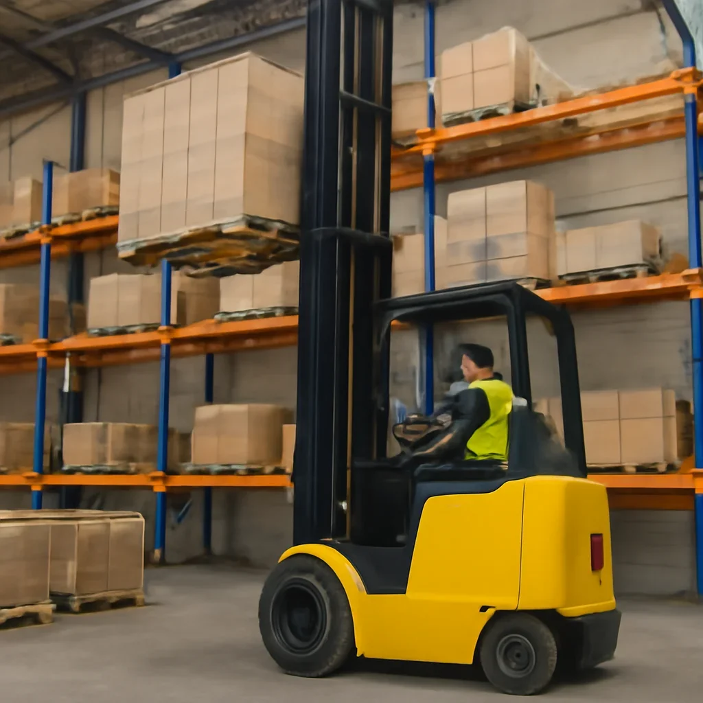High Reach Forklift Hire supporting day-to-day material handling work