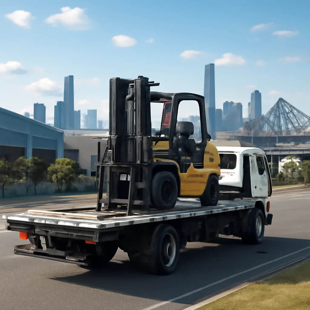 Forklift transport support across Brisbane and surrounding industrial areas