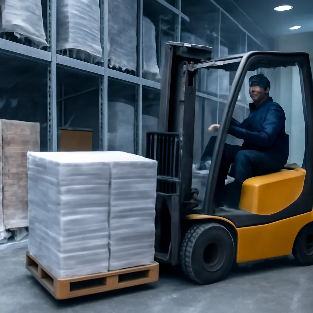 Equipment support for cold storage and food workflows