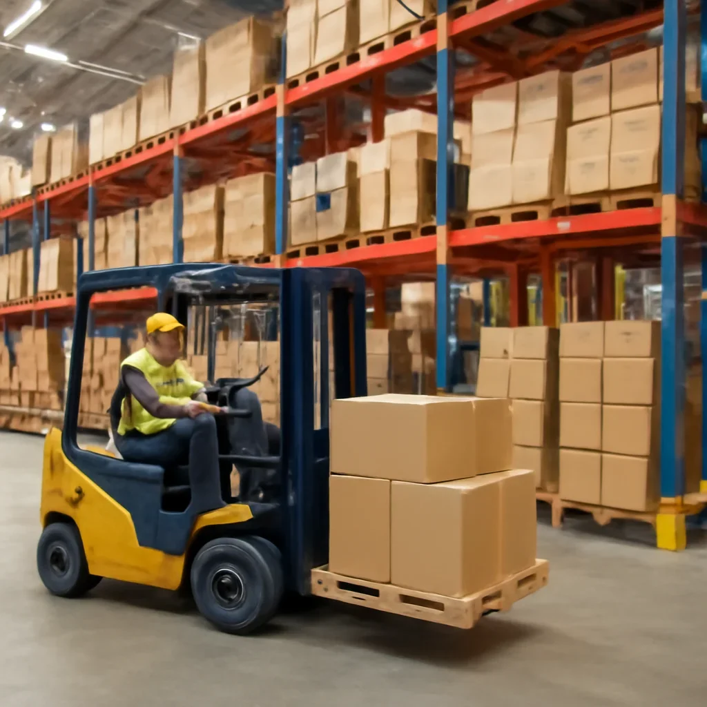 Material handling flow related to Warehouse Racking