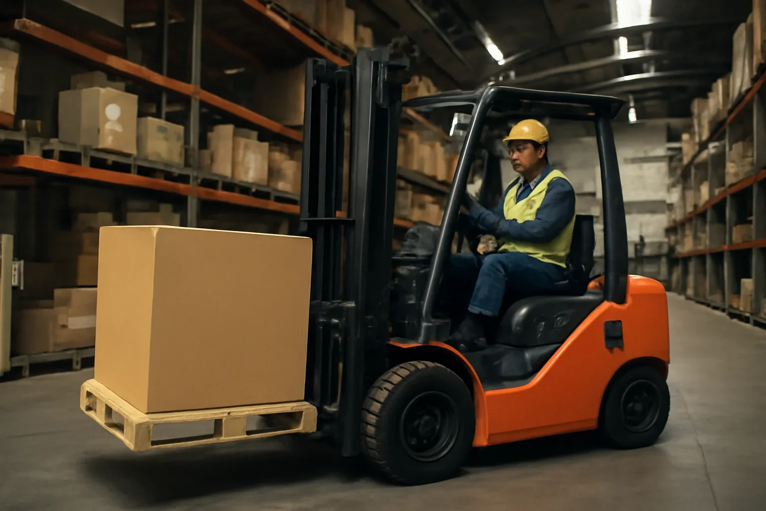 Long-Term Forklift Hire ready for warehouse or site use