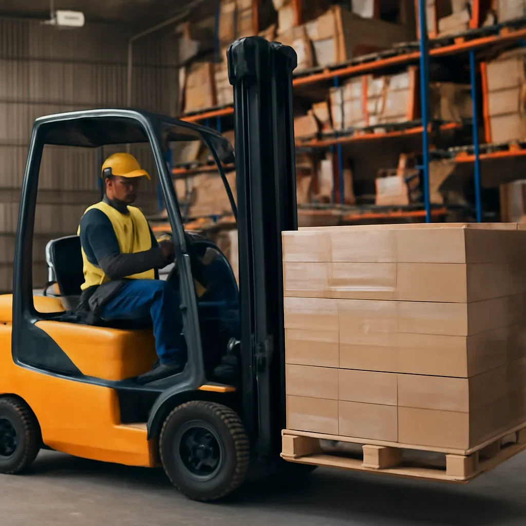 Long-Term Forklift Hire supporting day-to-day material handling work