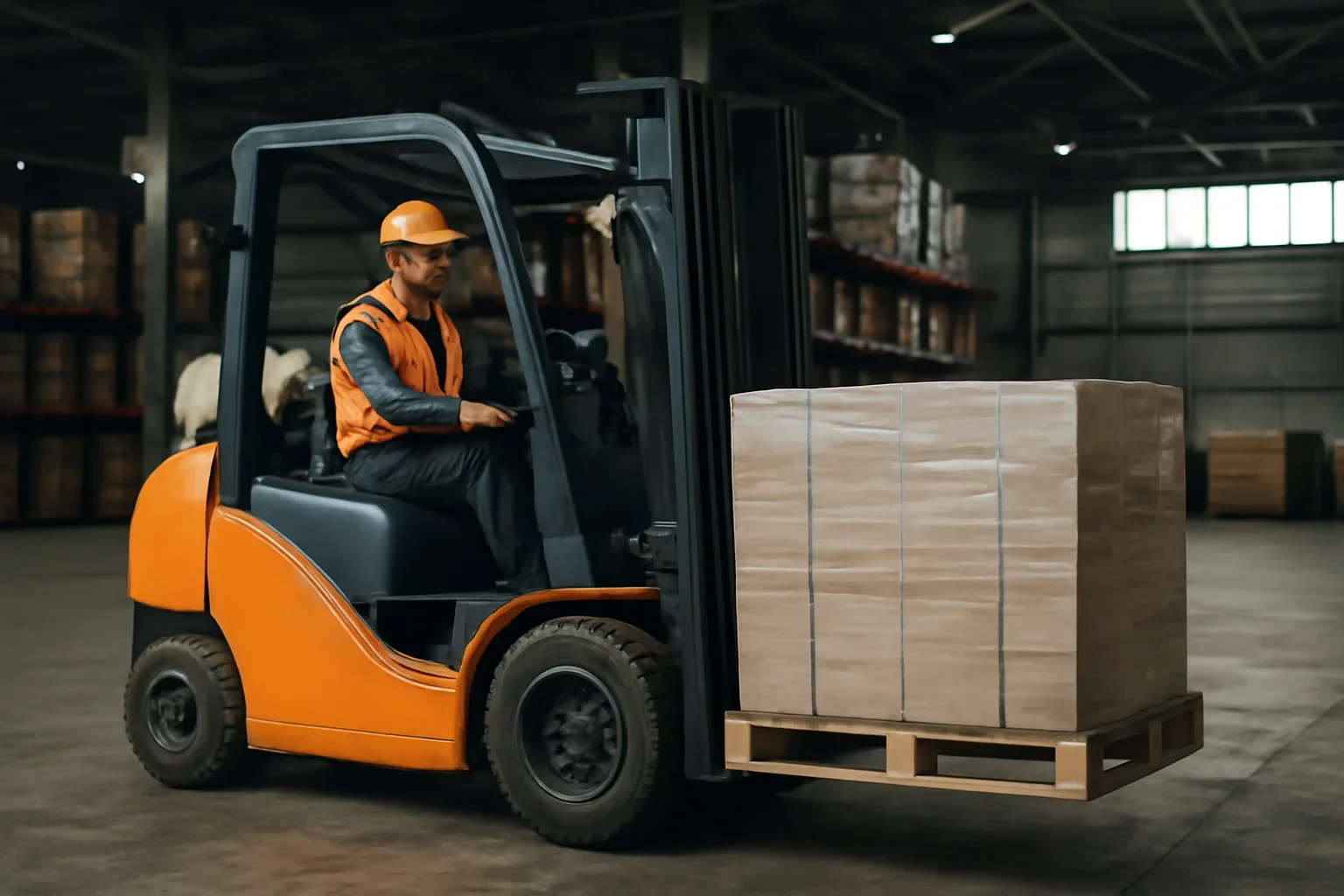 LPG Forklift Hire ready for warehouse or site use
