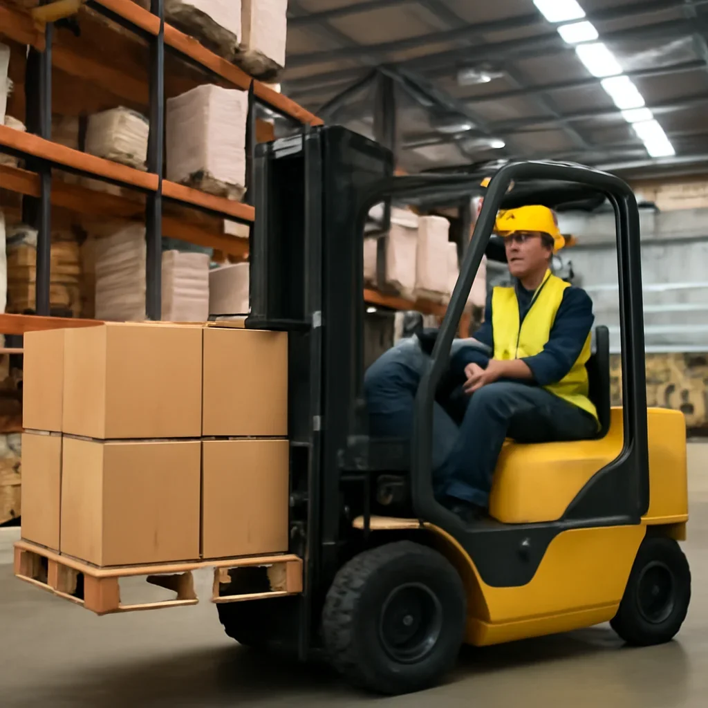 Short-Term Forklift Hire supporting day-to-day material handling work